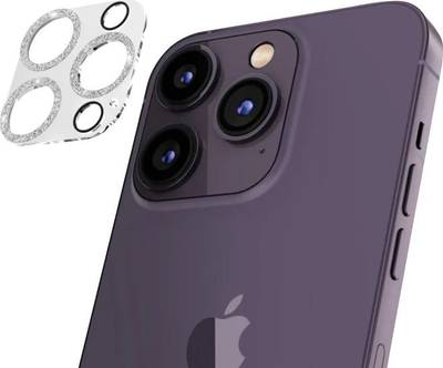 Mbrojtës xhami për lente Case Mate Twinkle, për iPhone 14 Pro / 14 Pro Max, transparent me shkëlqim