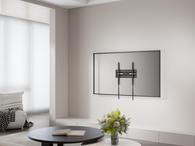 Mbajtëse muri për TV Serioux SRXA-32X75F, 32-75", kapacitet 75kg, e zezë