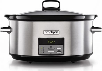 Tenxhere e ngadaltë Crock Pot CSC063X, 7.5L, 320W, çelik inox i errët