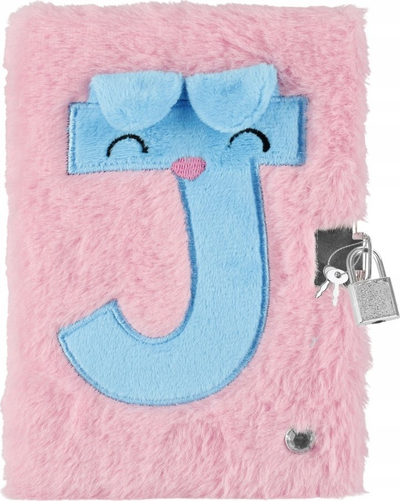 Ditar me çelës STARPAK Plush Lockable Diary J, rozë, me drita