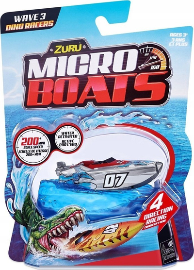 Lodër varkë Spin Master Micro Boat Series 3, automatike, për ujë, shumëngjyrëshe