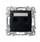 Prizë dyfishe kompjuterike Ospel Szafir, RJ45 Cat 5e, black metallic