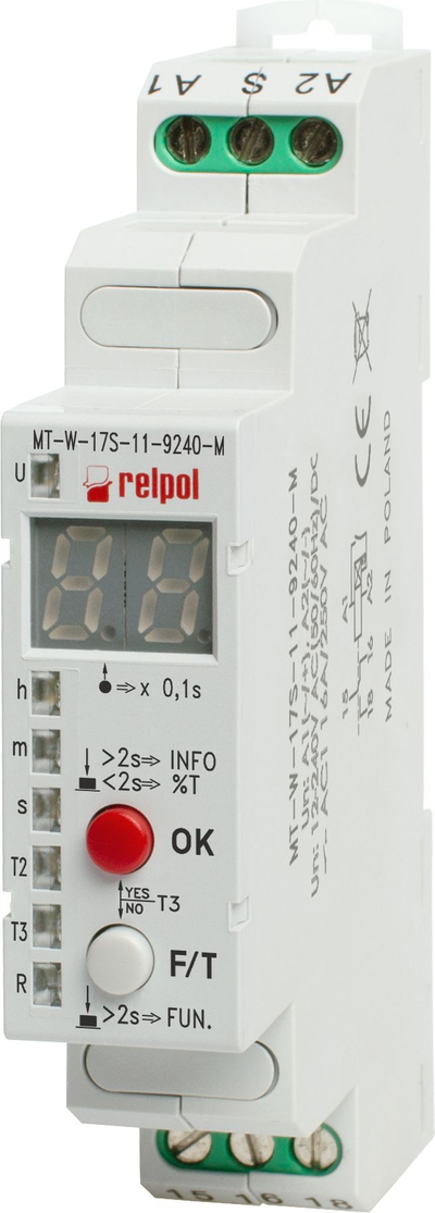 RELPOL MT-W-17S-11-9240-M Дигитален Тајминг Реле