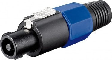 Fole Speakon Wentronic Goobay 50835, 4 pin, me vidë, me mbrojtje kunder përkuljes