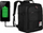 Çantë shpine Peterson Large Travel, 24L, 40x30x20cm, me port USB, e zezë