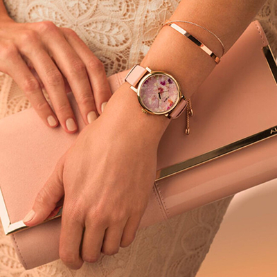 Orë dore Timex Crystal Bloom Swarovski TW2R66300D7