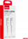 Kabllo karikimi AMiO 03897 USB Type C, 2m, 60W, e bardhë