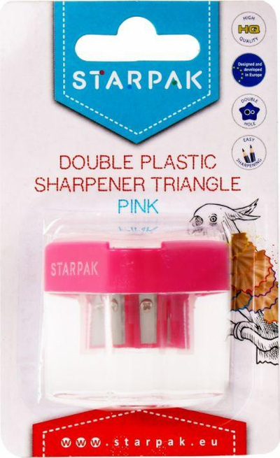 Mprehëse lapsash me dy vrima Starpak, B-C, 12 / 48, rozë