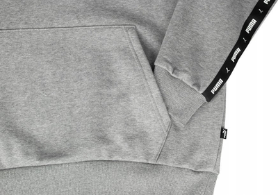 Bluzë me kapuç Puma ESS+ Tape Hoodie FL M për burra, gri