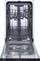 Enëlarëse Gorenje Black Line GV520E11, 45cm, 11 sete, e zezë