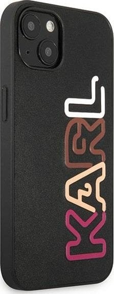 Kapak telefoni Karl Lagerfeld Multipink, për iPhone 13 mini 5.4", hardcase, i zi