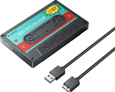 Надворешна кутија ORICO, 2.5", SATA во USB 3.0, UASP, до 6TB, црна