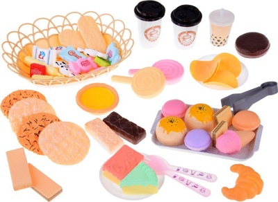 Set lodrash pastiçerie ISW J-ZA4789, 60 copë, plastike, me ngjyra pastel