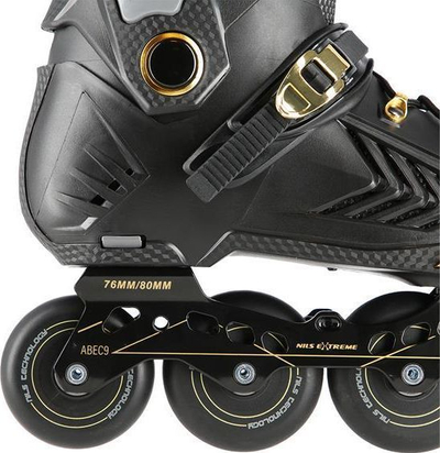 Patina inline Nils Extreme NA20002 freestyle, ABEC9, numri 44, e zezë