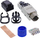 Prizë rrjeti InLine RJ45, Cat.6A 500MHz, e ekranizuar, metalike
