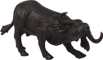 Figurinë lodër LeanToys African Buffalo, Animals of the World, plastike, shumëngjyrëshe