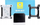 Xham mbrojtës Blueo Mr Monkey për Apple Watch SE 40mm, 5D, i zi