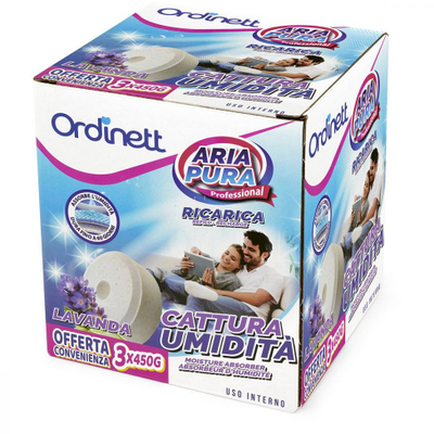 Tableta zëvendësuese kundër lagështirës Ceresit Refill, 450 g, set me 3 copa, erë livando