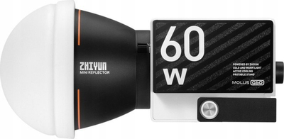 Dritë video LED Zhiyun Molus G60 Combo, 60W, e vogël, e bardhë