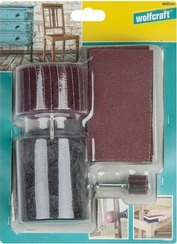 Set për rinovim mobiljesh Wolfcraft 5643000, 7 pjesë, për dru