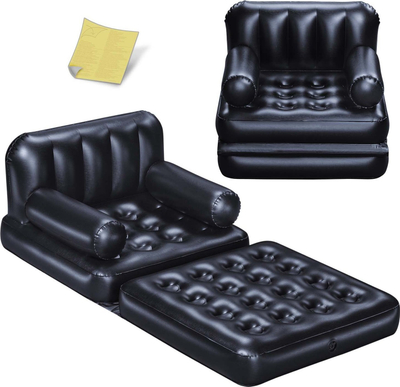 Надувлива караклика Bestway, 191 x 38 x 25 cm, капацитет 100 kg, црна