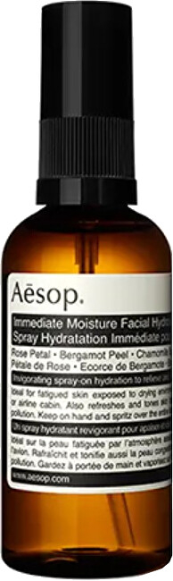 Sprej freskues për fytyrë Aesop (Immediate Moisture Facial Hydrosol), 50 ml