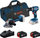 Set veglash elektrike Bosch Professional GSB 18V-45 GWS 18V-8, 2x bateri 18V 4.0Ah, me çantë
