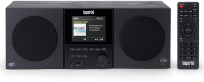 Radio tavoline Imperial DABMAN 220, DAB+, FM, Bluetooth, e zezë
