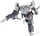 Figurë aksioni Transformers Earthspark Warrior Class Megatron, 12.5 cm, gri me të zezë
