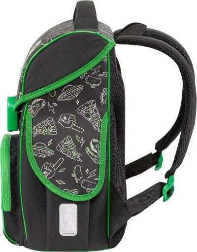 Çantë shpine për në shkollë Tiger Family Sourcing Schoolbag 620G TGJT-004A, ergonomike, me reflektorë, shumëngjyrëshe