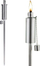 Pishtar kopshti Shoppartners Torch, çelik inoks, 115 cm, argjendtë