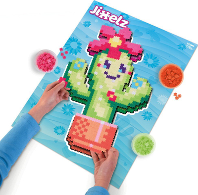 Puzzle Rabe Pixelki Jixelz Smiling Cactus, 750 pjesë, plastikë, shumëngjyrëshe