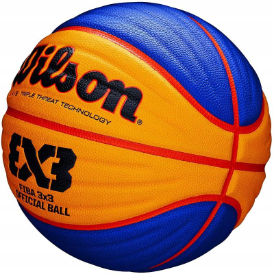 Top basketbolli Wilson FIBA 3X3 Game Ball WTB0533XB, material sintetik, i verdhë