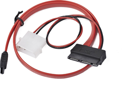 Kabllo Gembird Micro SATA, 0.7 m, e kuqe (CC-MSATA-001)