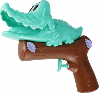 Пиштол за вода Mega Creative Water Gun Crocodile 514527, играчка за деца, зелен