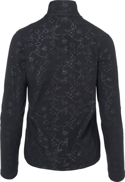 Bluza Hi-Tec ELISA për gra, mikrofleece i hollë, e zezë