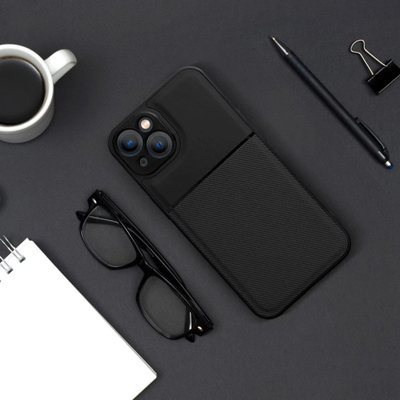 Mbulesë telefoni NOBLE për Xiaomi Redmi 15 5G, kompatibile me mbajtëse magnetike, e zezë