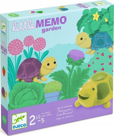 Lojë memorie Fat Brain Toys Little Memo Garden, për fëmijë 3 5 vjeç, shumëngjyrëshe