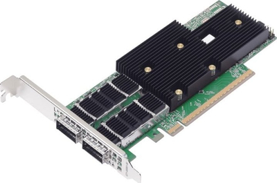 Kартичка за мрежа Broadcom P2200G, Dual Port 200GbE, PCIe, црна