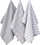 Set peshqirë kuzhine Today Uni, pambuk, 50 x 70 cm, gri, 3 copë