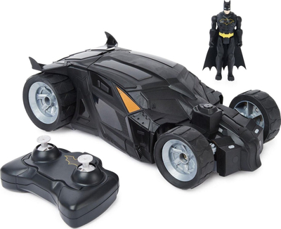 Makina me pult Spin Master DC Comics Batman Batmobile, 1:20, me figurë 10 cm, e zezë