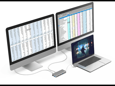Hub Hama USB-C, “CONNECT2MAC”, APPLE MACBOOK AIR & PRO, 12 porte