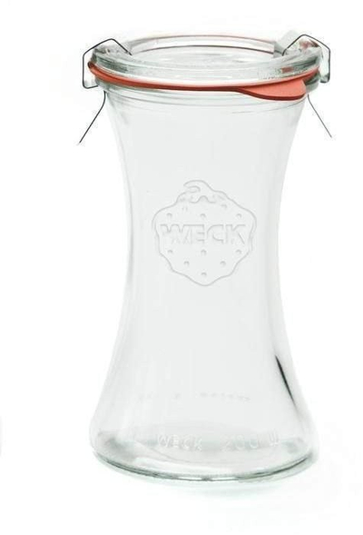 Set kavanozash Westmark Delicacy, 200 ml, 6 copë, qelq transparent