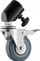 Rrota për trekëmbësh Jinbei JB11-036, set me 3 rrota, adapter për stativ, ngjyrë e zezë