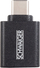 Adapter USB Schwaiger CAU310 533, USB Type C në USB Type A, USB 3.1, i zi