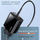 Karikues rrjeti Usams US-CC133, 20W, 1x USB-A 1x USB-C, i zi