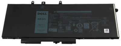 Bateri për laptop Dell, 7.6V, 8500mAh 68Wh, e zezë