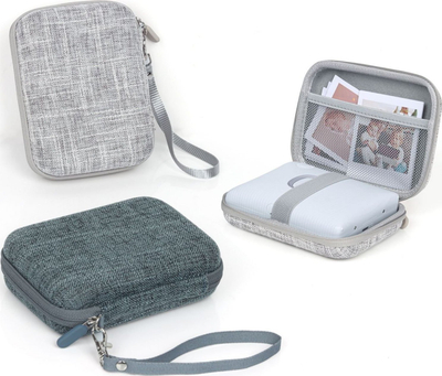Kuti mbrojtëse LoveInstant për Fujifilm Instax Mini Evo Liplay Link Square Link, që s’e hyn uji, mban goditje, gri e errët