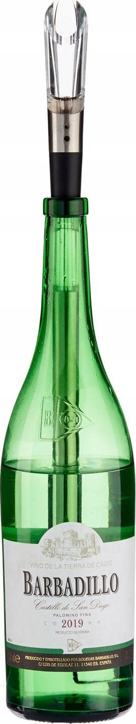 Ftohës shishe xham transparent Metaltex, inox edhe plastikë, 36.5 cm, transparent