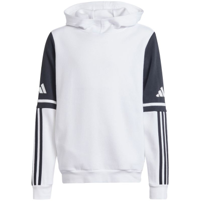 Дуксер со капуљача Adidas Squadra 25 Sweat Hoody Jr JD4807, памук, за деца, црна